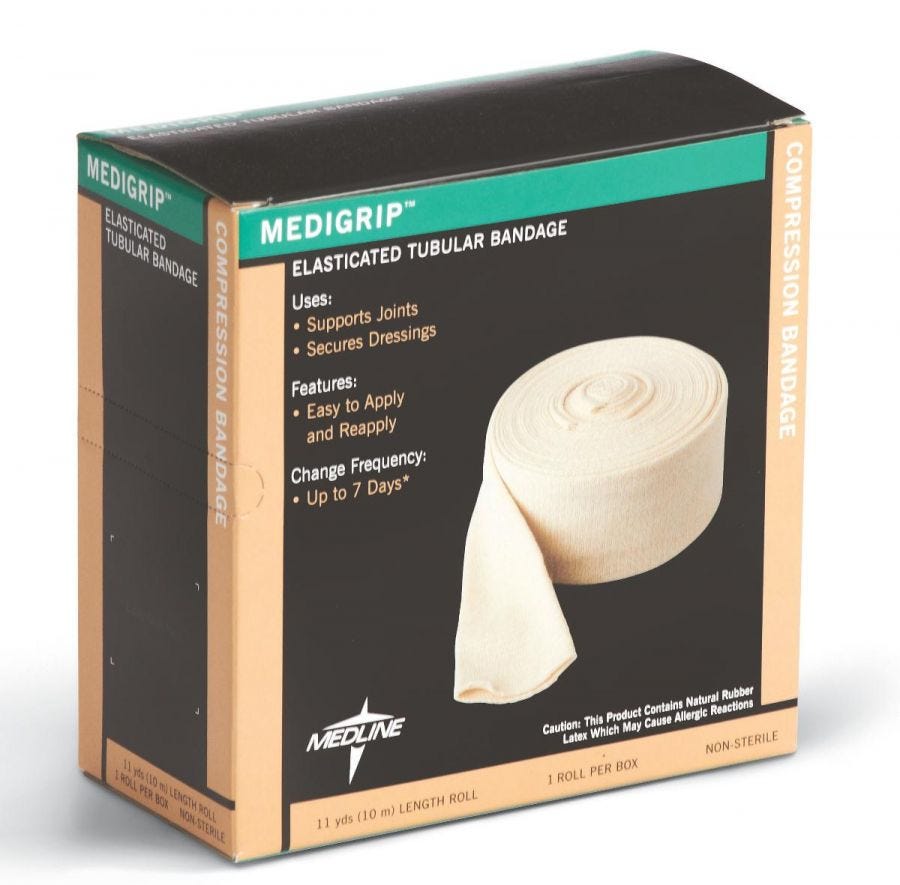 Medigrip Tubular Bandages, Size C, 2-5/8" W