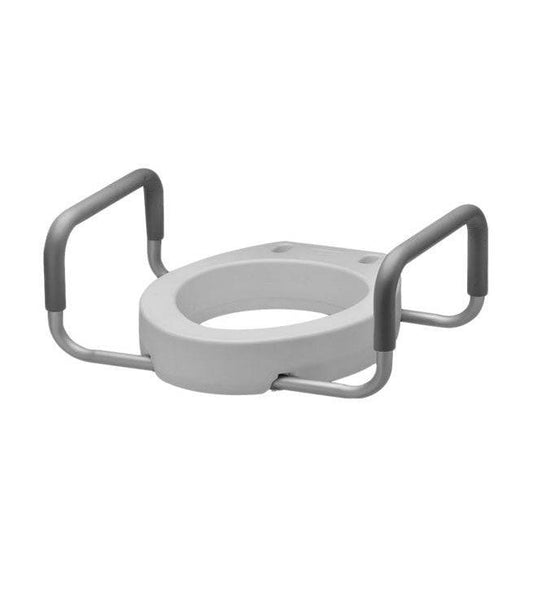MOBB 2" Elongated Raised Toilet Seat with Arms