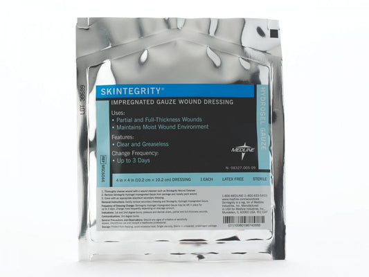 Skintegrity MSC6044 Hydrogel Impregnated Gauze Dressing case of 30