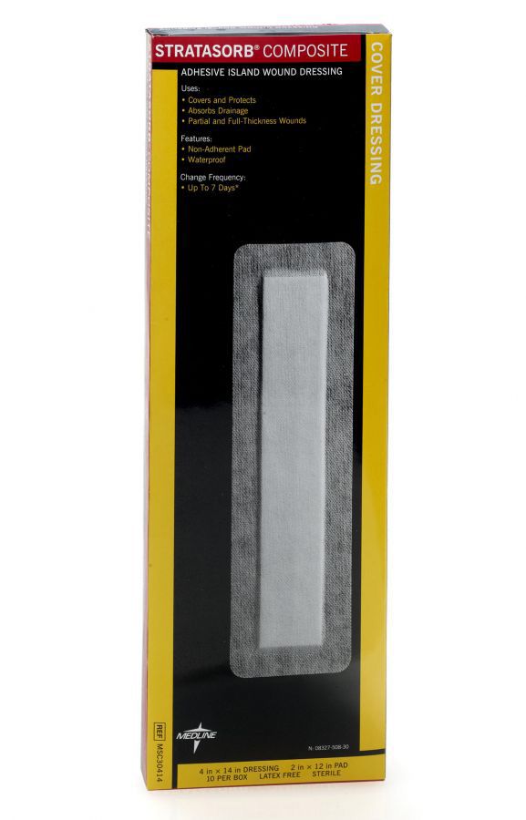 Statasorb MSC3068 Composite Island Dressing, Box of 10