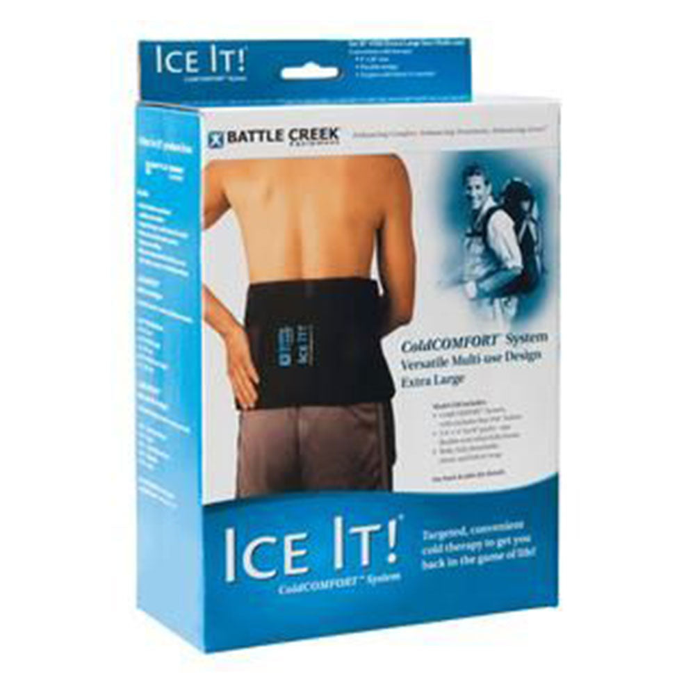 Battle Creek Ice It! ColdCOMFORT General Purpose Cold Therapy System - XL, 9" x 20", 1 Kit 37124647