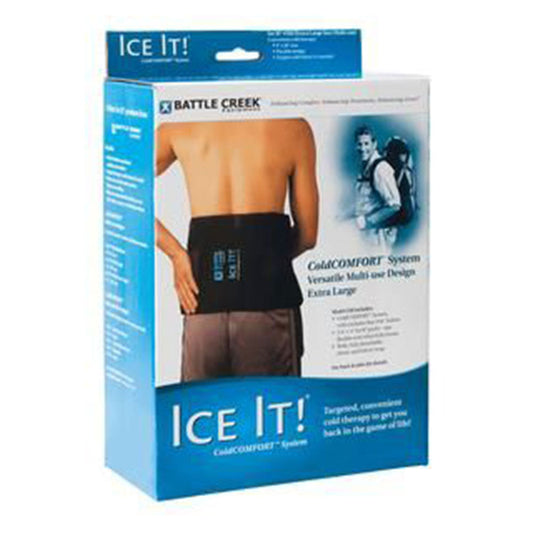 Battle Creek Ice It! ColdCOMFORT General Purpose Cold Therapy System - XL, 9" x 20", 1 Kit 37124647