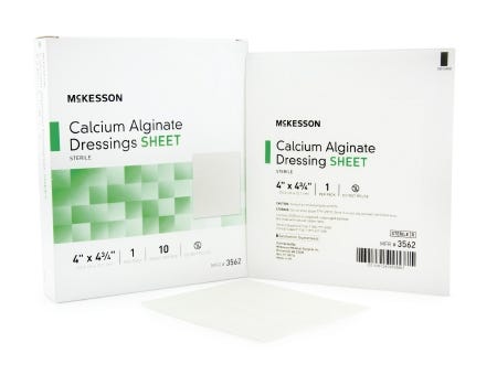 McKesson 3562 Calcium Alginate Dressing, Box of 10