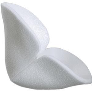 Mepilex Heel Dressing: 5 Count, White, 5" x 8" 71693312