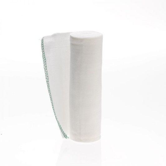 Medline Non-Sterile Swift-Wrap Elastic Bandages White 6" x 5 Yards -Case of 20 14121444